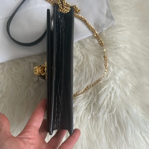 YSL Kate Crocodile Wallet on Chain - Picture 10 of 16